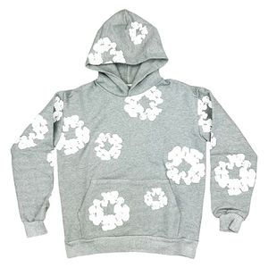Denim Tears The Cotton Wreath Pullover Hoodie Grey
